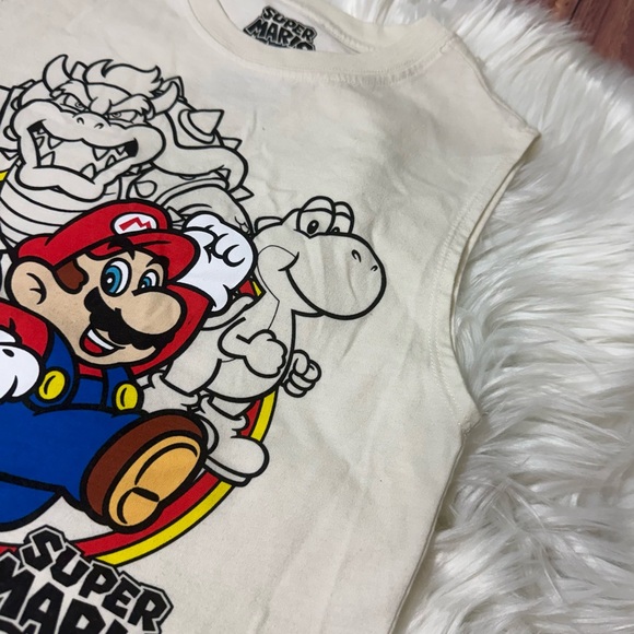 Super Mario Sleeveless Tank Top Youth Boy Size 6/7 - Picture 8 of 12